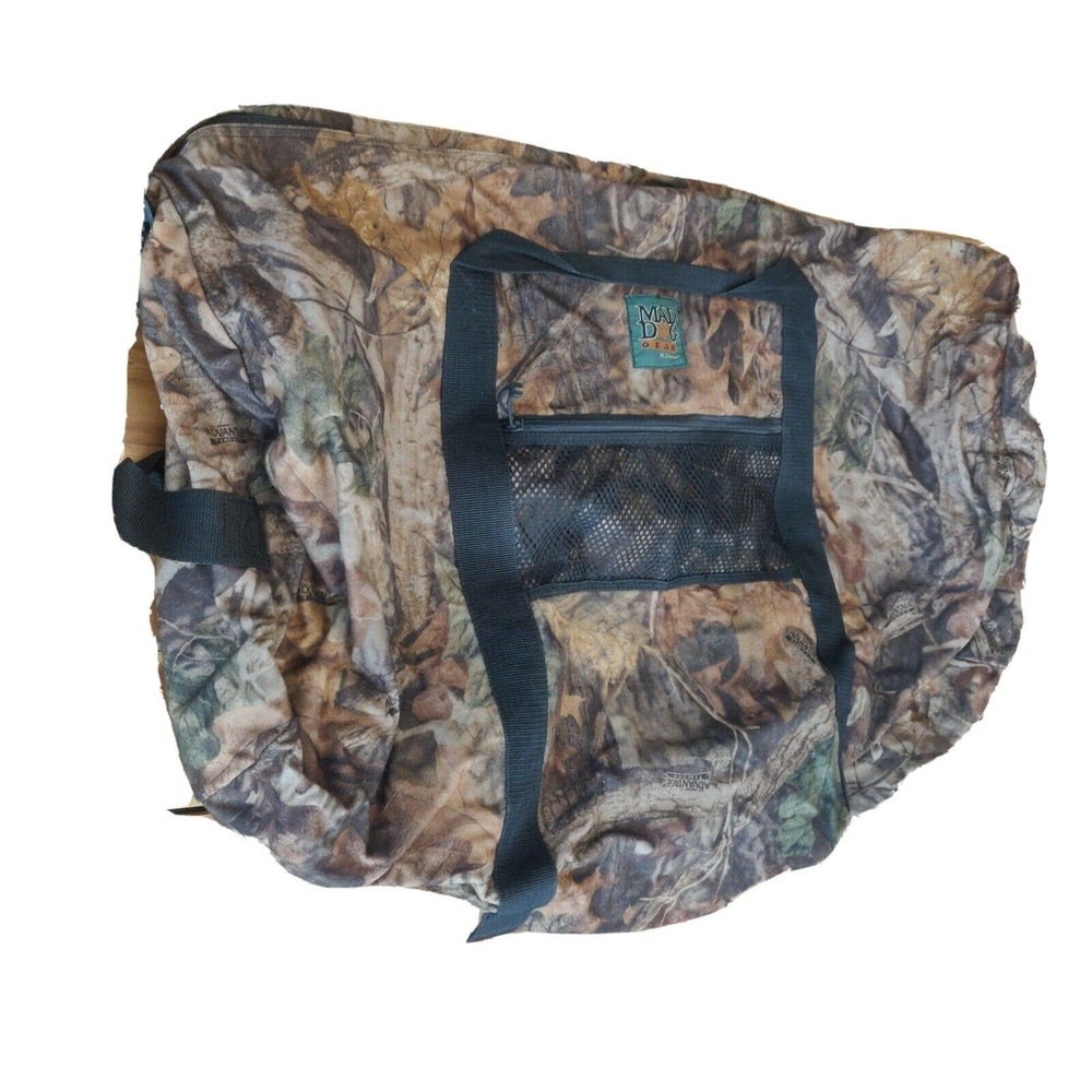 Mad Dog Gear Large Hunting Bag Advantage Timber Camouflage Zipper Shoulder